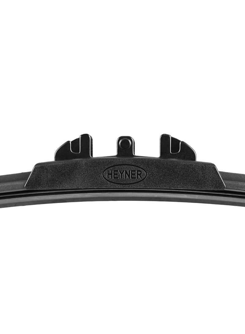 HEYNER® Super Flat Premium Wiper Blade 16" (400mm) – Universal Fit, Aerodynamic Spoiler, Silent Performance & Nano-Coated Durable Rubber - Image 5